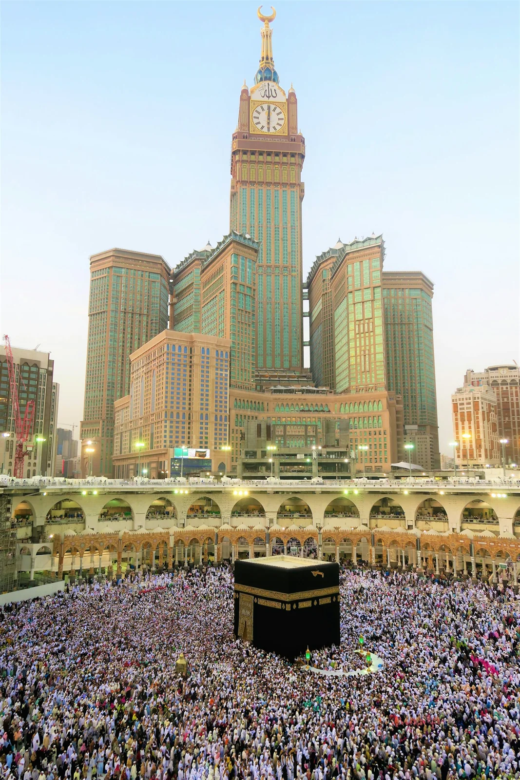 Les pèlerins autour de la Kaaba à La Mecque